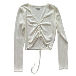 Reformation Ruched Blouse